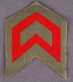 Japanese WWII Acting Superior Private Rank Sleeve Badge  